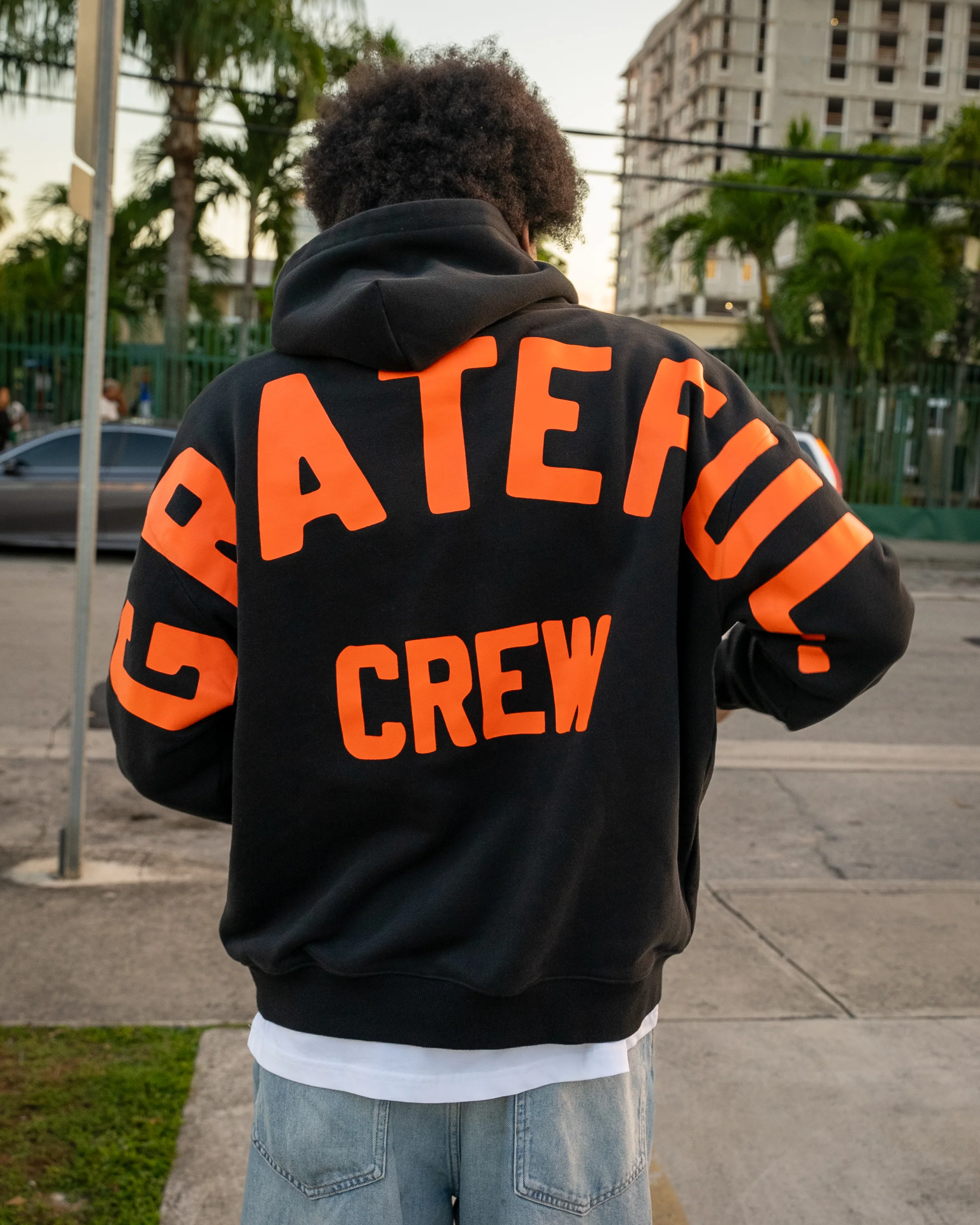 Grateful Crew Hood- Black - Image 4