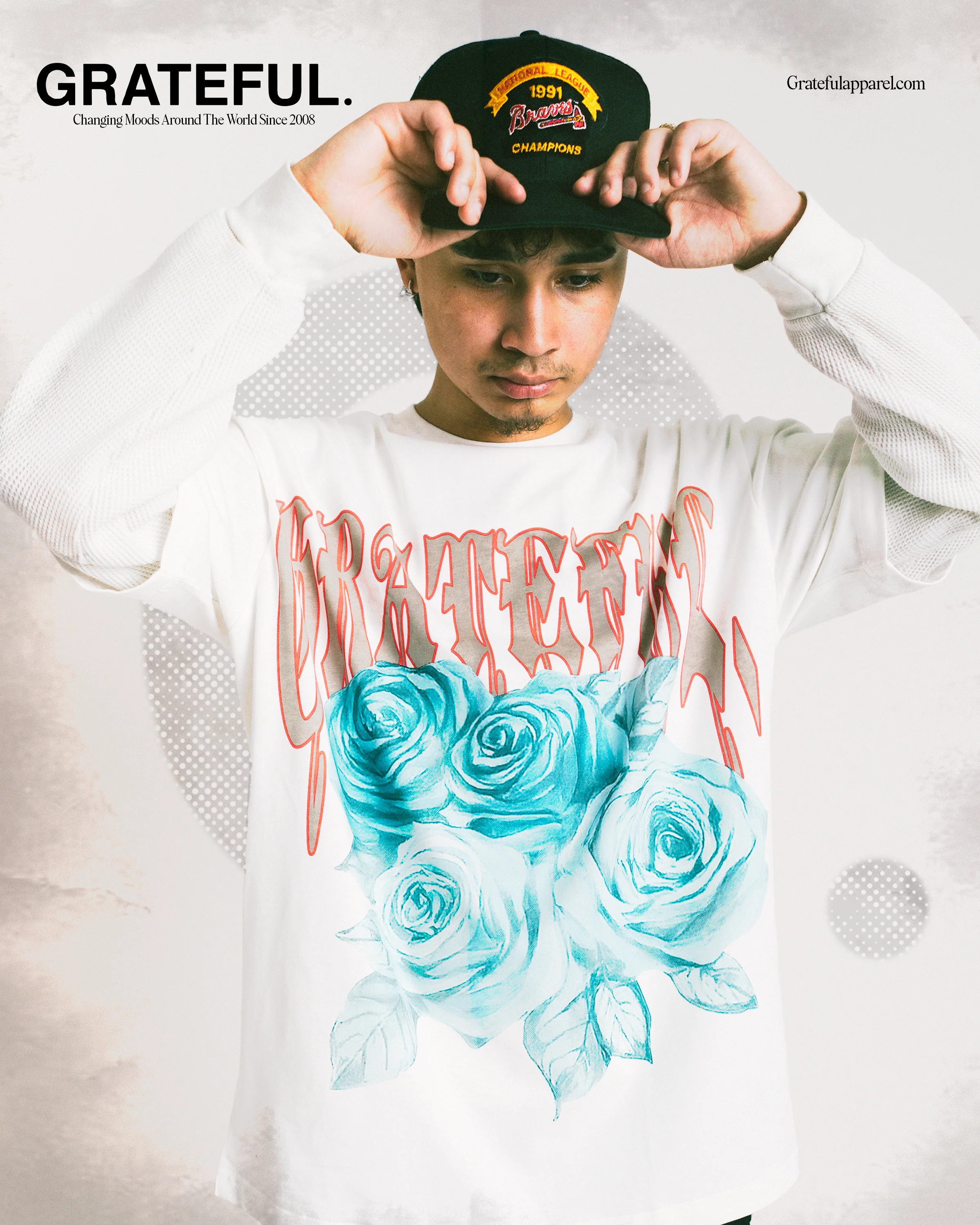 Rose Speed Tee- White - Image 2