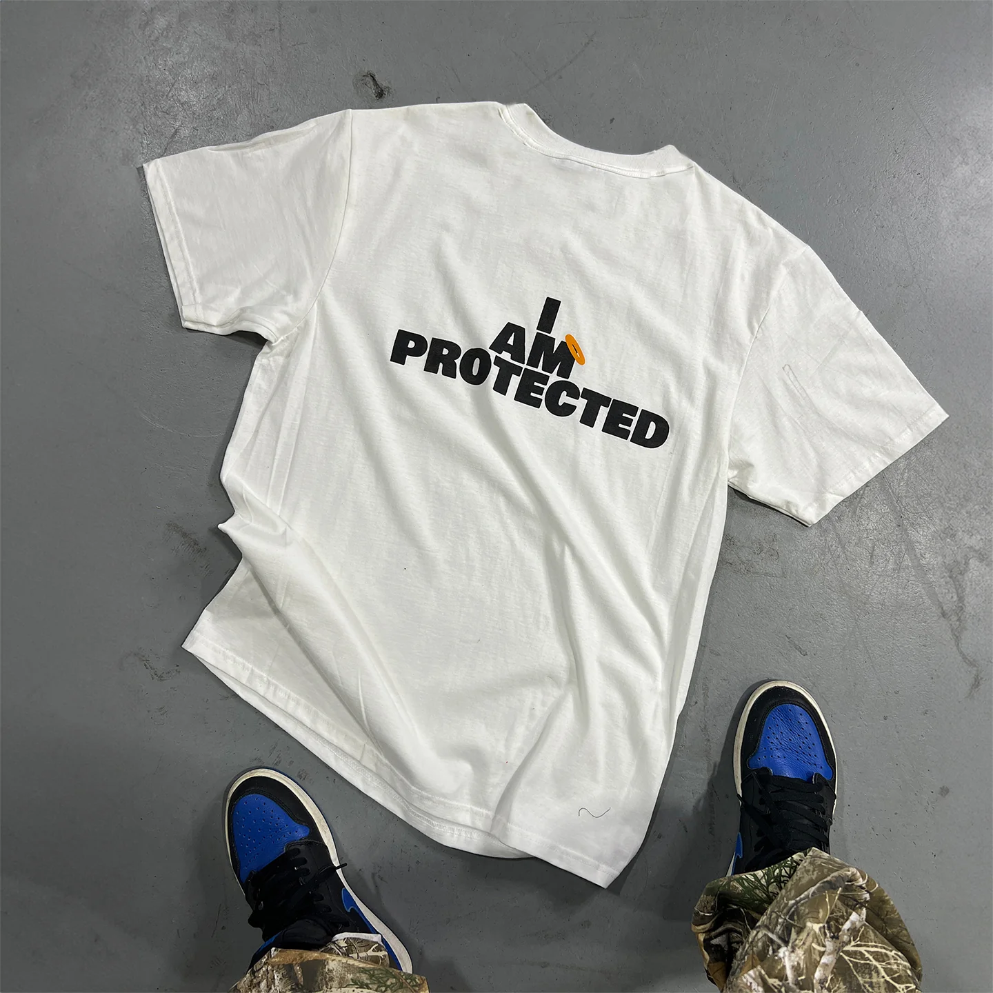 I Am Protected Tee - White - Image 3