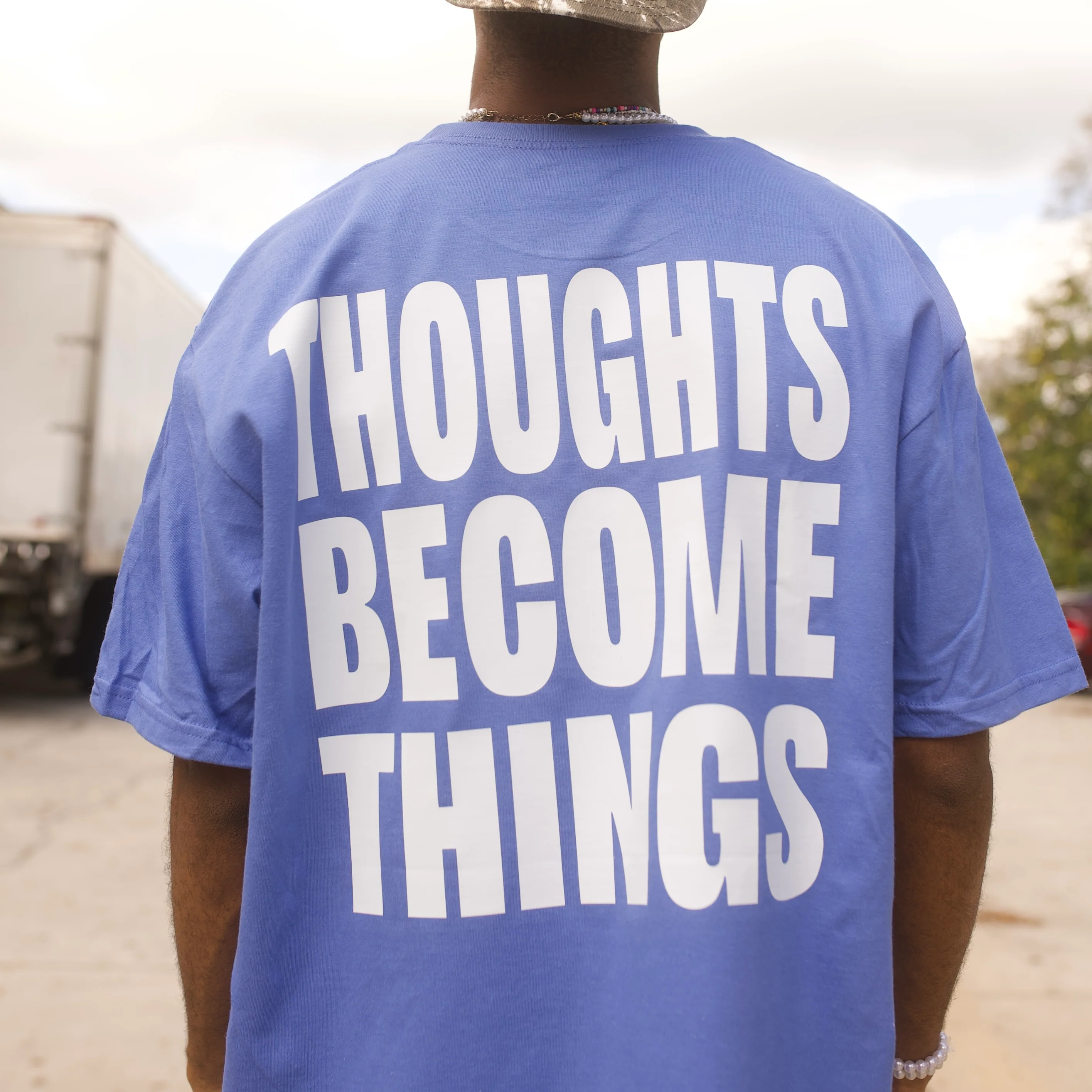 Manifestation Tee - Blue - Image 3
