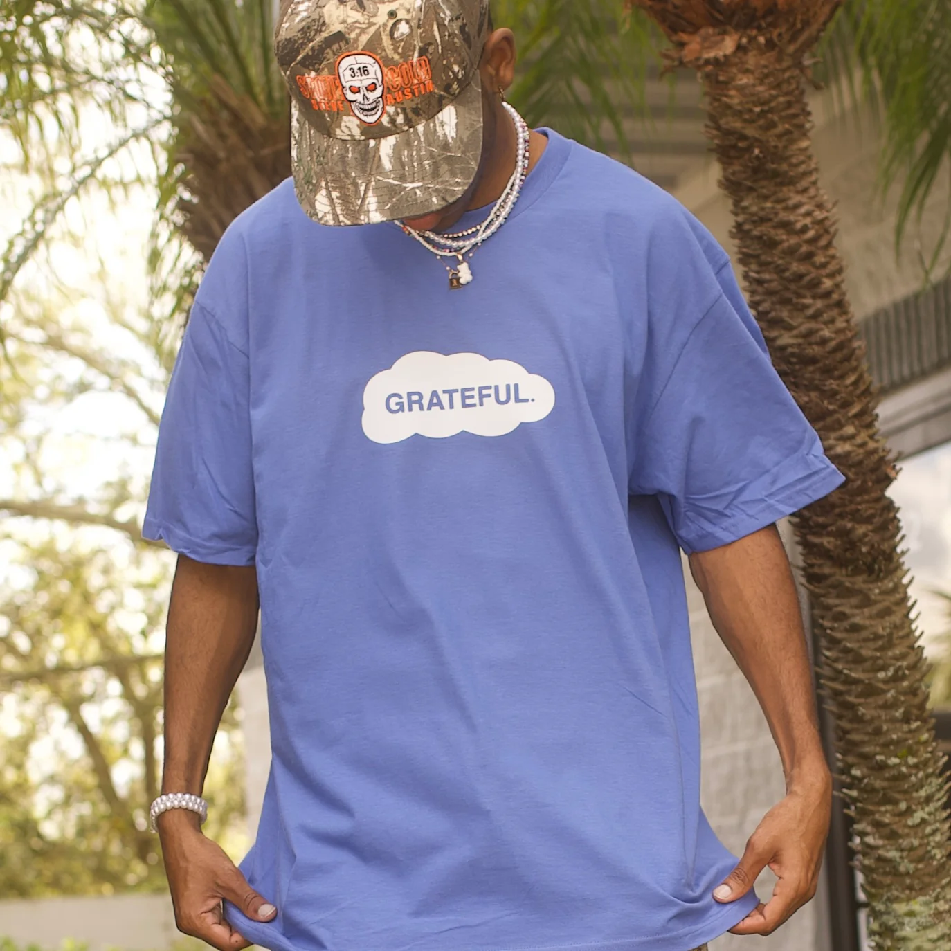 Manifestation Tee - Blue - Image 4