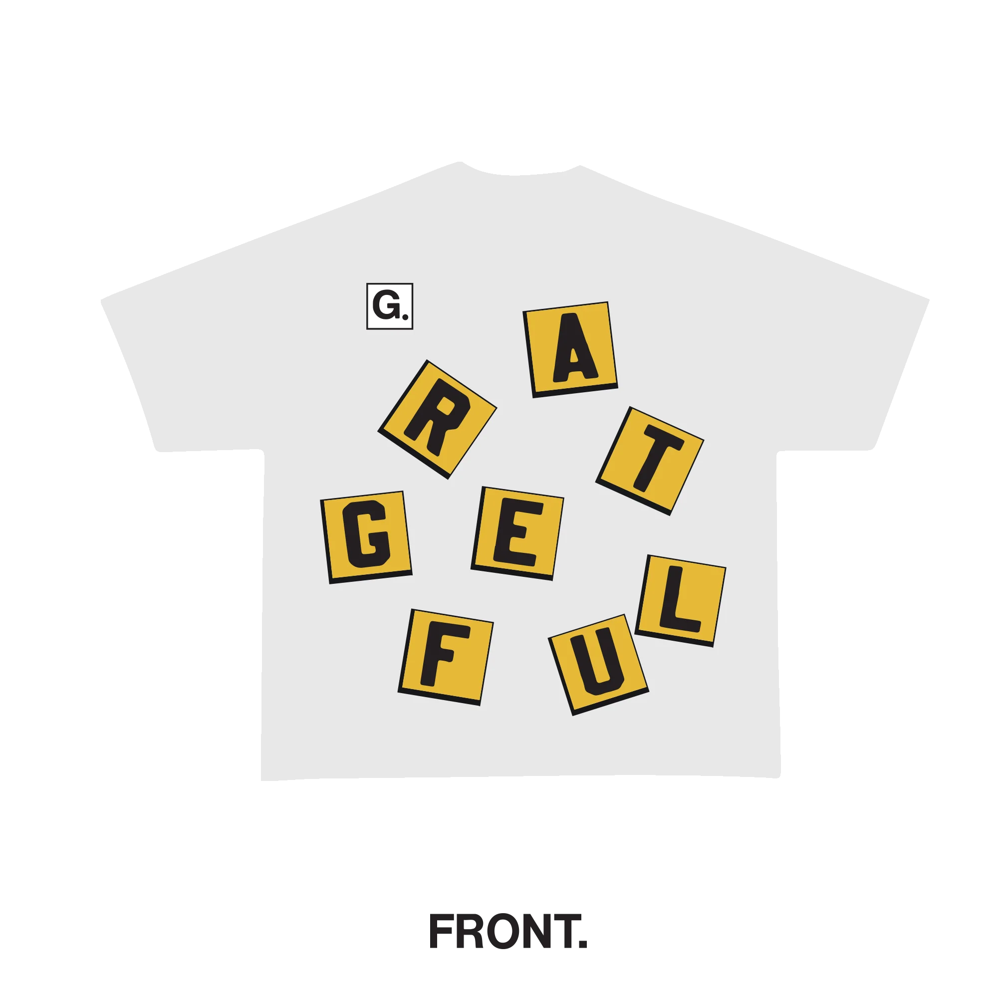The Letter Box Tee- White