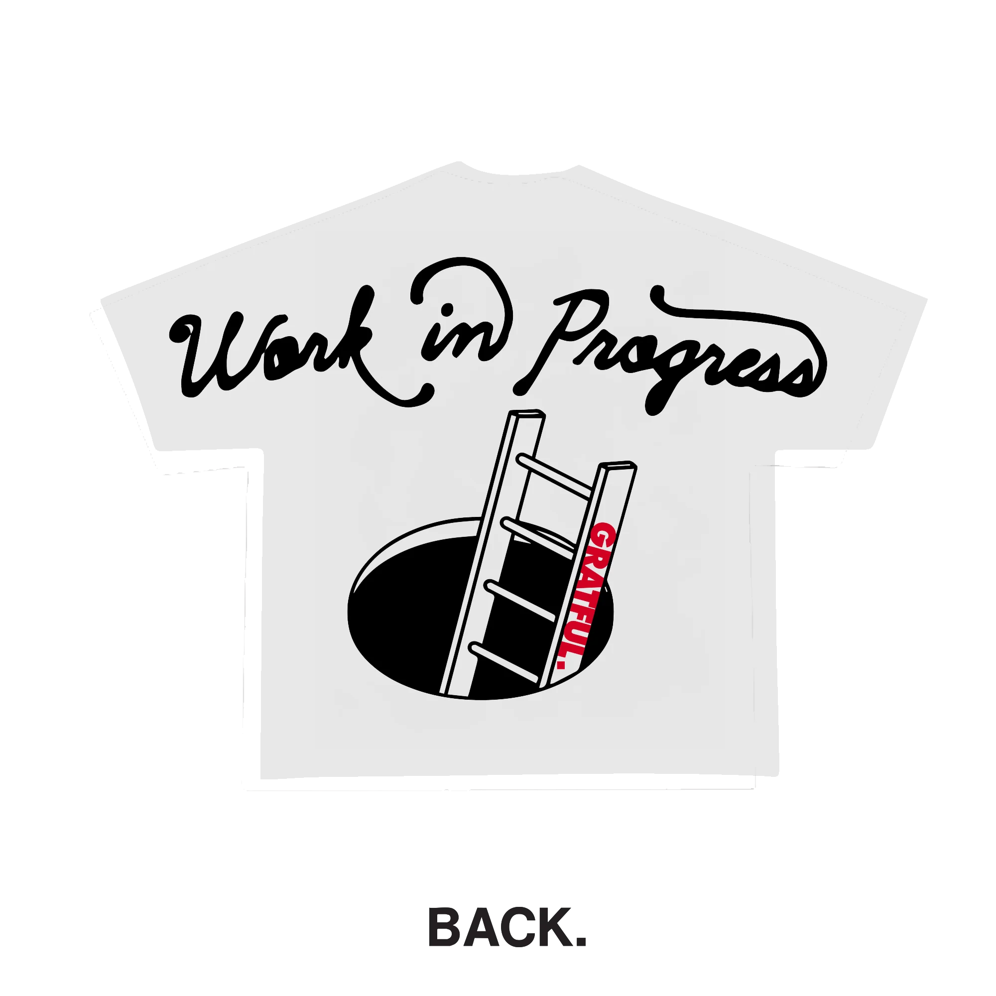 Work In Progress Tee- White